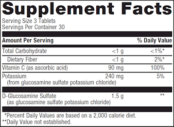 Glucosamine Sulfate 500mg 90 tabs by Metagenics