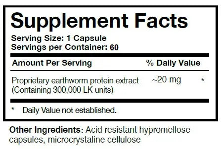 Boluoke Lumbrokinase 60 caps by Researched Nutritionals