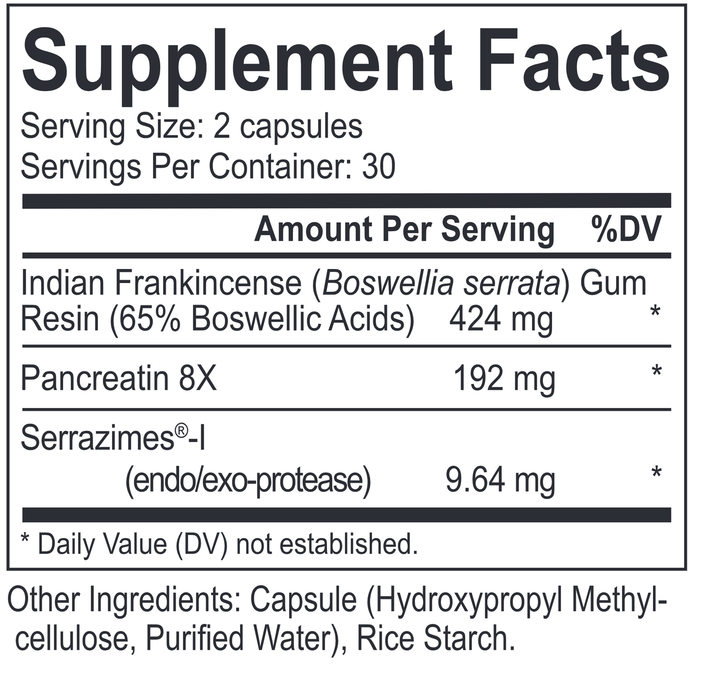 BoswelliaZyme Complex - 60 capsules by Energetix