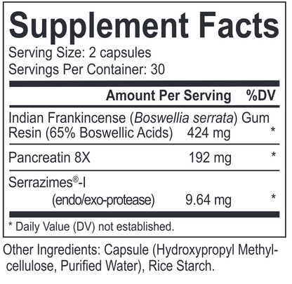 BoswelliaZyme Complex - 60 capsules by Energetix