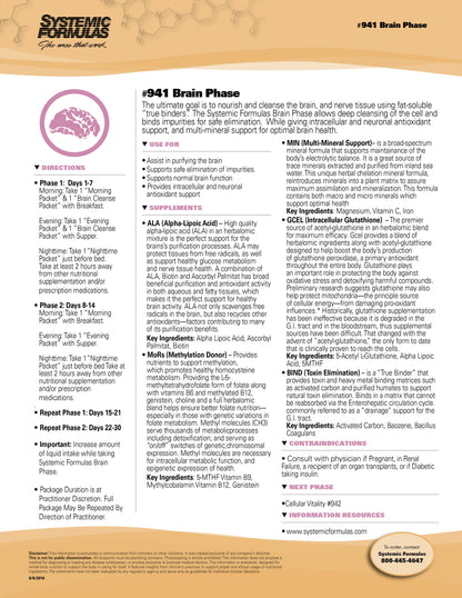 BRAIN PHASE by Systemic Formulas