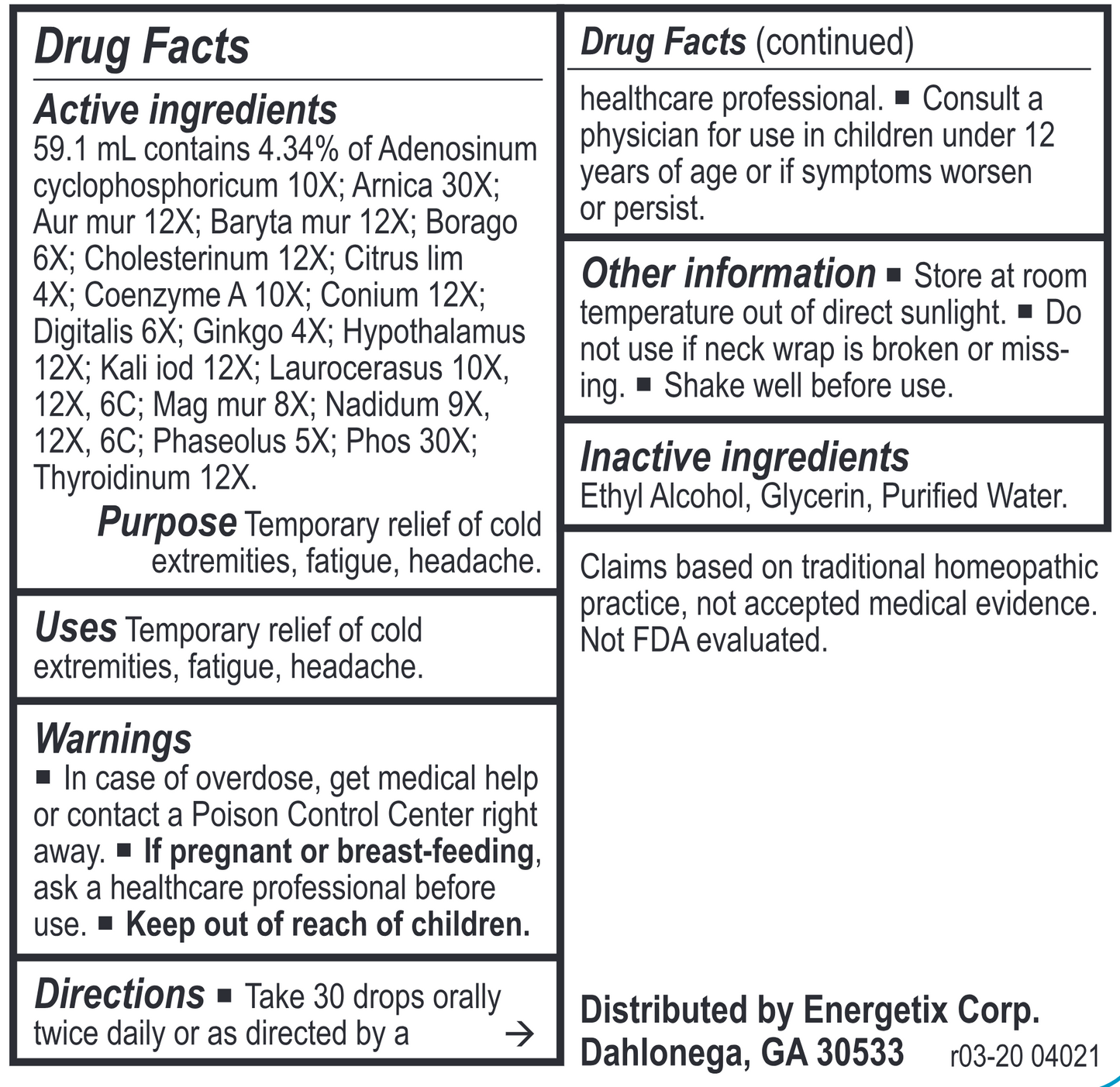 Circulopath 2 oz. by Energetix