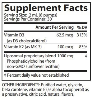 Liposomal D3-K2 2oz  by DesBio