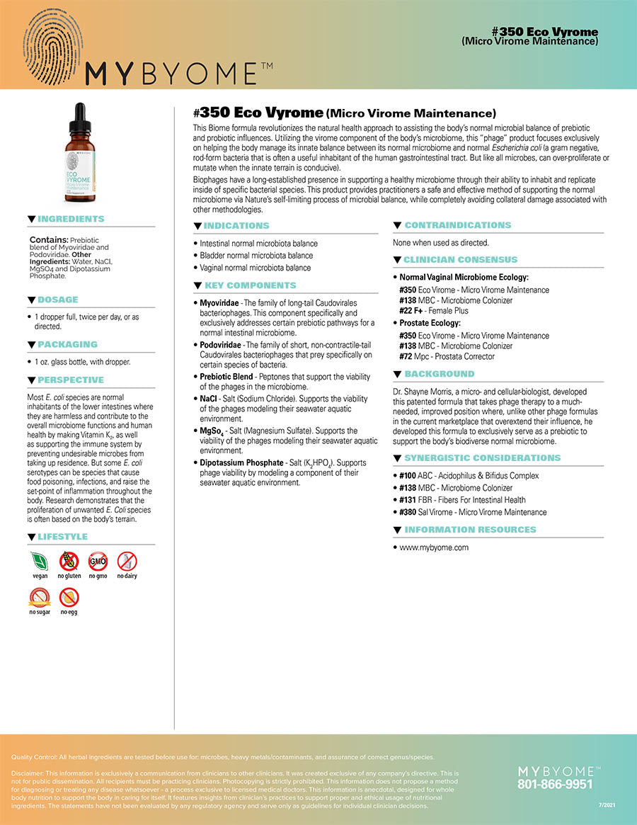 ECO VYROME Systemic Formulas