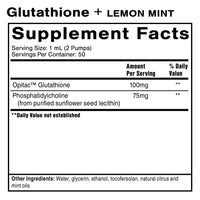 Glutathione+ Cacao Mint 50ml by Quicksilver Scientific