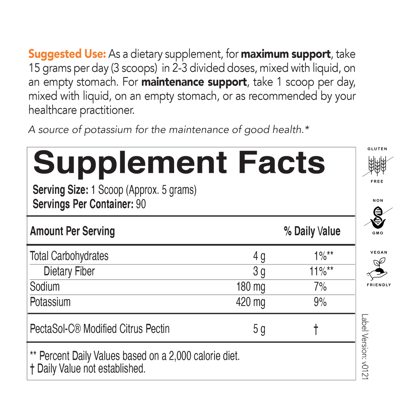 PectaSol-C® Powder (454 grams) by Researched Nutritionals