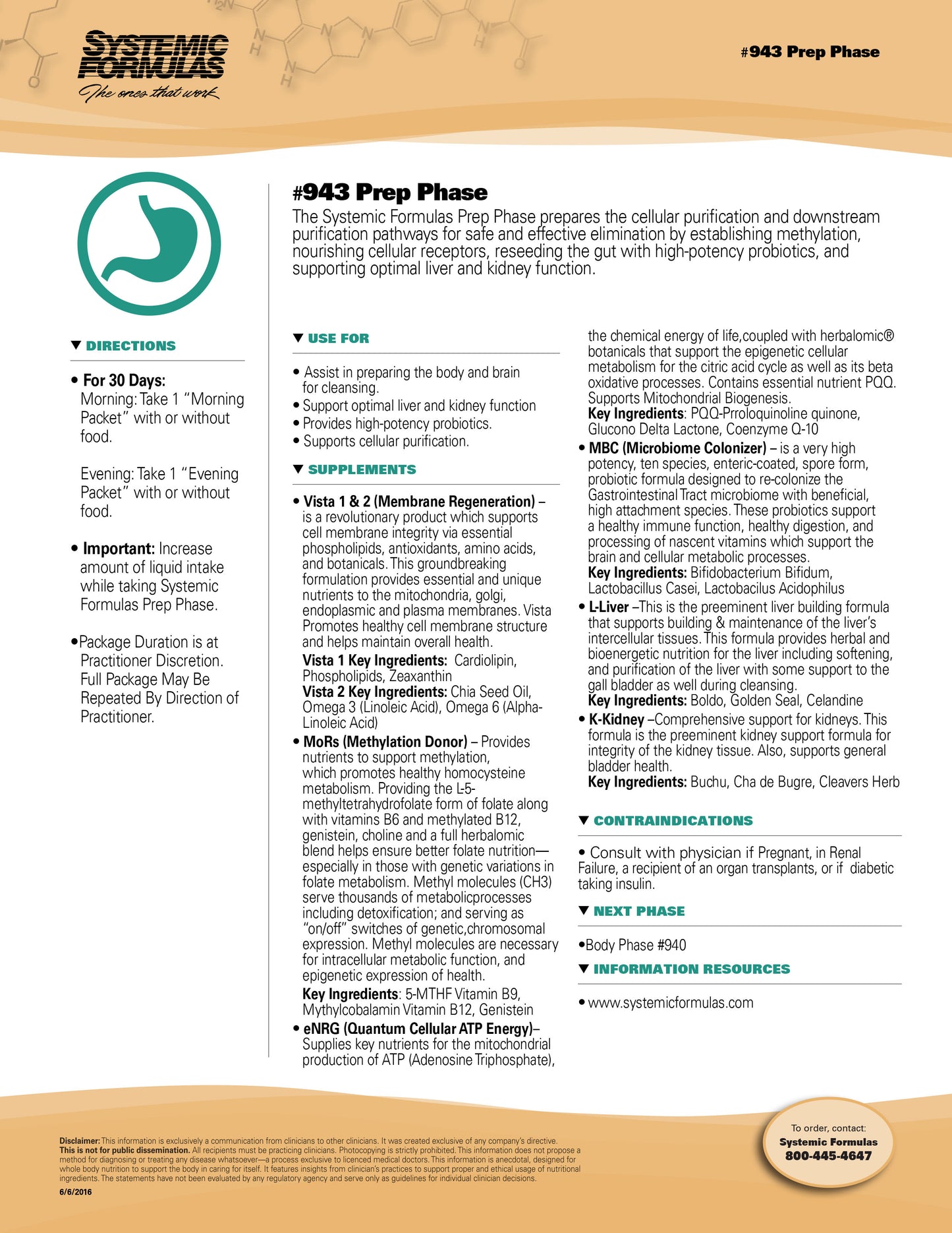 PREP PHASE by Systemic Formulas