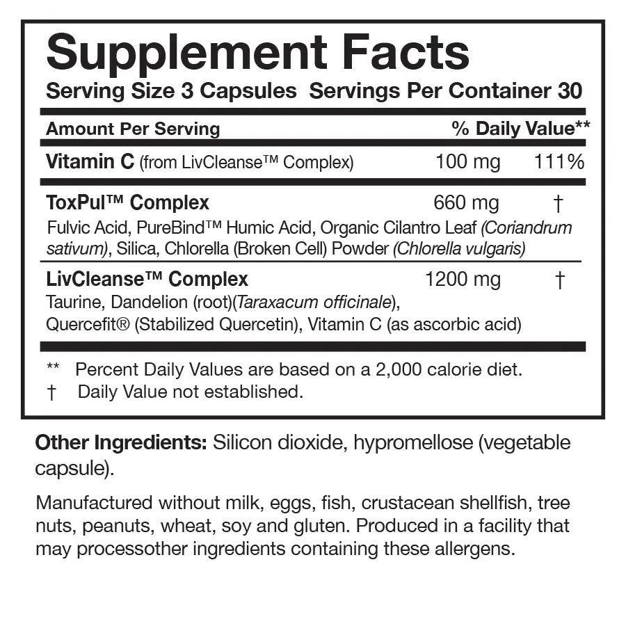 ToxinPul 90 caps by Researched Nutritionals