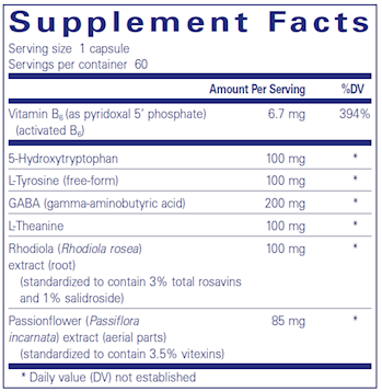 Emotional Wellness 60 vegcaps by Pure Encapsulations