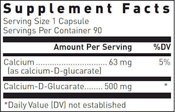 Calcium D-Glucarate 500 mg 90 caps