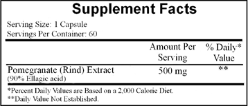 Ellagic 500 mg 60 caps by Ecological Formulas