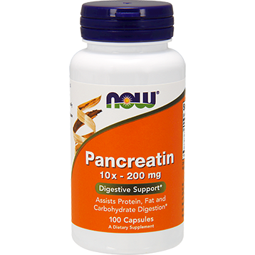 Pancreatin 10X-200 mg 100 caps by NOW