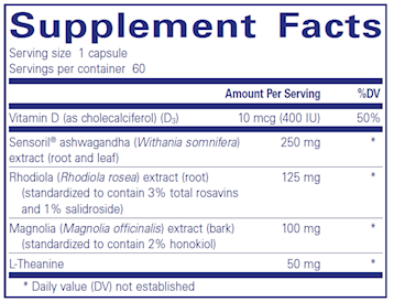 Cortisol Calm 60 vegcaps by Pure Encapsulations