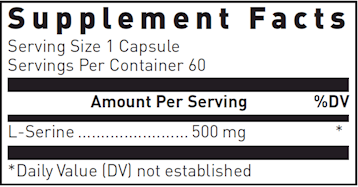 L-Serine 500 mg 60 caps