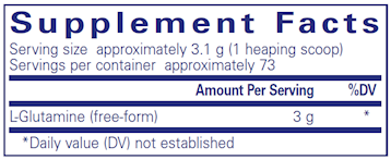 L-Glutamine Powder 227 gms by Pure Encapsulations