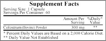 Colostrum 60 caps by Ecological Formulas