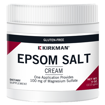 Epsom Salt Cream 4 oz by Kirkman Labs