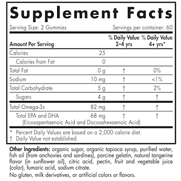 Nordic Omega-3 120 Gummies