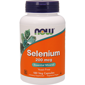 Selenium (Yeast Free) 200 mcg 180 vcaps by NOW