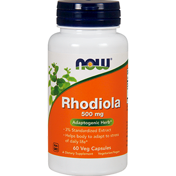 Rhodiola 500 mg 60 vegcaps by NOW