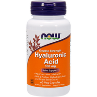 Hyaluronic Acid 100 mg 60 vcaps by NOW