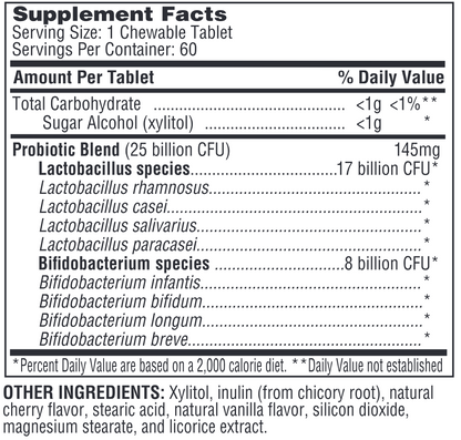 Ther-Biotic Children's Chewable 60 tabs  by Klaire Labs