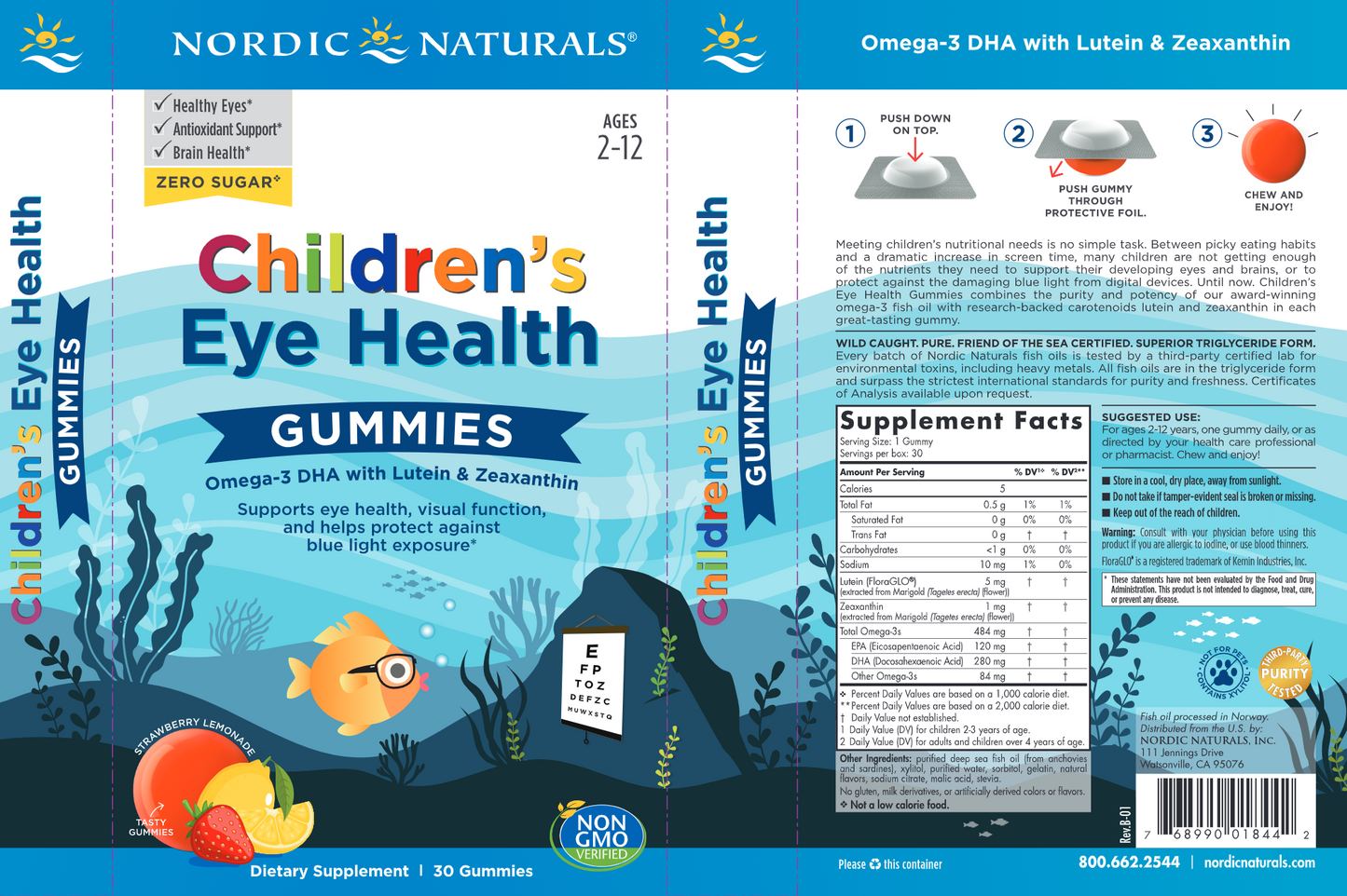 Childrens Eye Health 30 Gummies