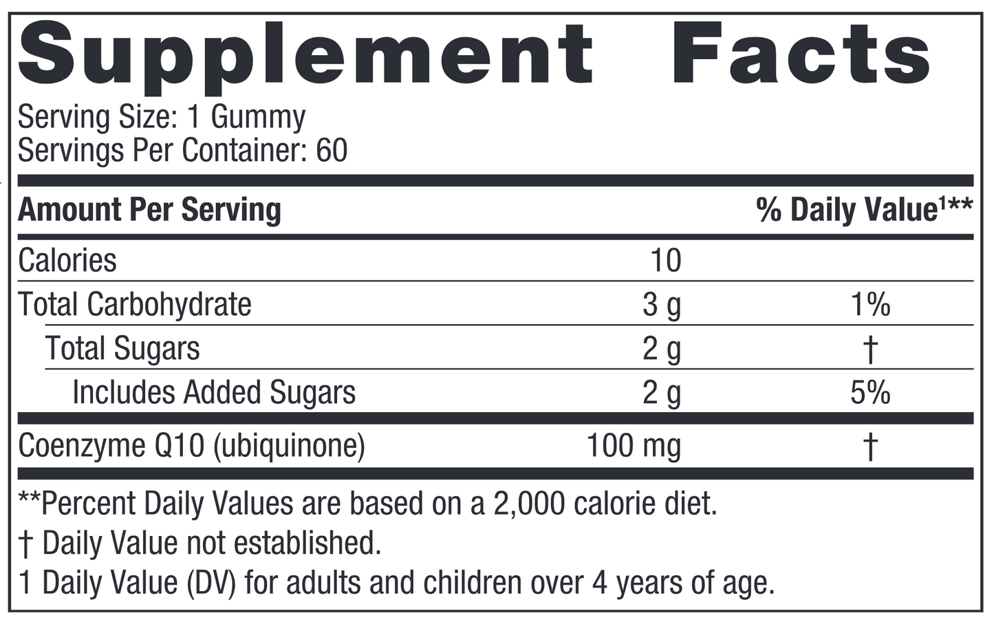 CoQ10 Gummies 60 Gummies