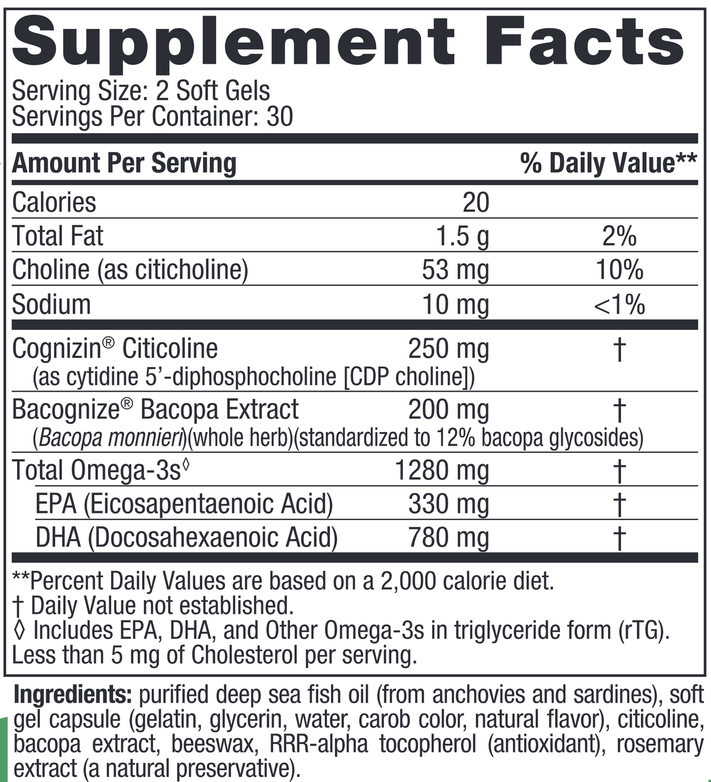 Focus Support (Omega Focus) 60 softgels