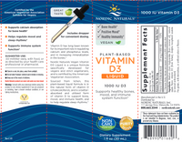 Plant-Based Vitamin D3 Liquid 1 oz by Nordic Naturals