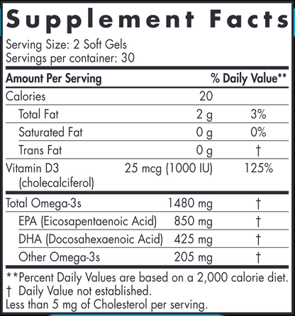 Ultimate Omega-D3 Sport 60 softgels