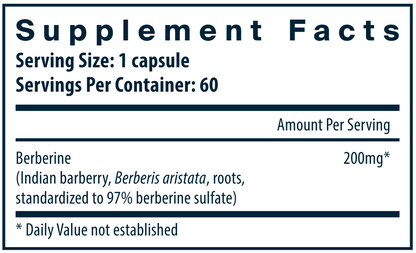 Berberine 200 mg 60 vegcaps by Vital Nutrients