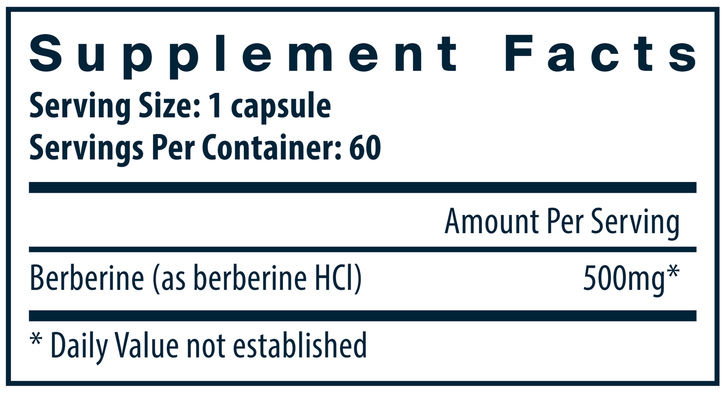 Berberine 500 mg 60 vegcaps by Vital Nutrients