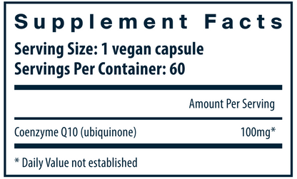 CoEnzyme Q10 100 mg 60 vegcaps by Vital Nutrients