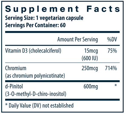 d-Pinitol 60 vegcaps by Vital Nutrients