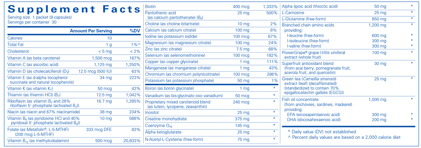 Athletic Nutrients 180 vcaps by Pure Encapsulations