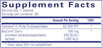 Gluten/Dairy Digest 60 vcaps by Pure Encapsulations