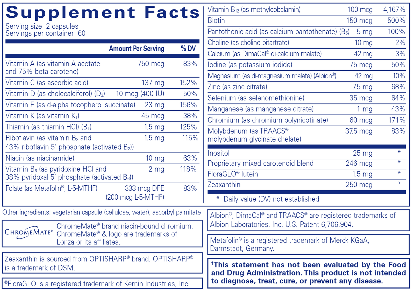 Junior Nutrients 120 caps by Pure Encapsulations