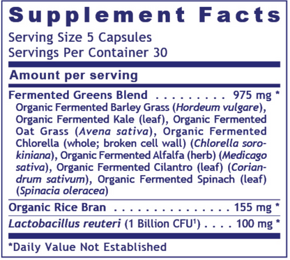 Fermented Greens Premier 150 caps by Premier Research Labs