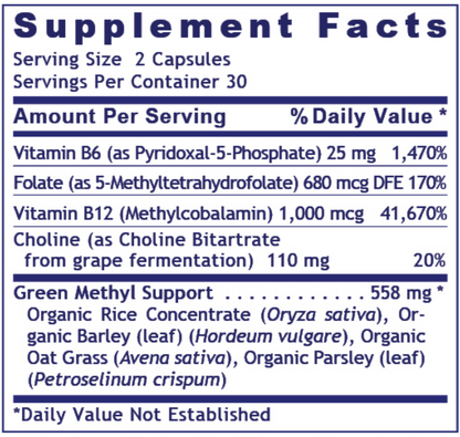 Phyto Methylate Premier 60 caps by Premier Research Labs