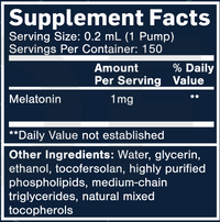 Liposomal Melatonin 1 mg by Quicksilver Scientific