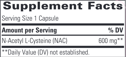 NAC 600 mg 60 caps by Integrative Therapeutics