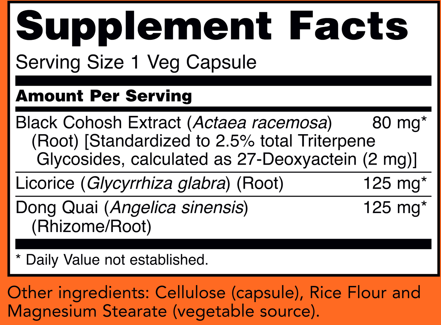 Black Cohosh Extract by NOW