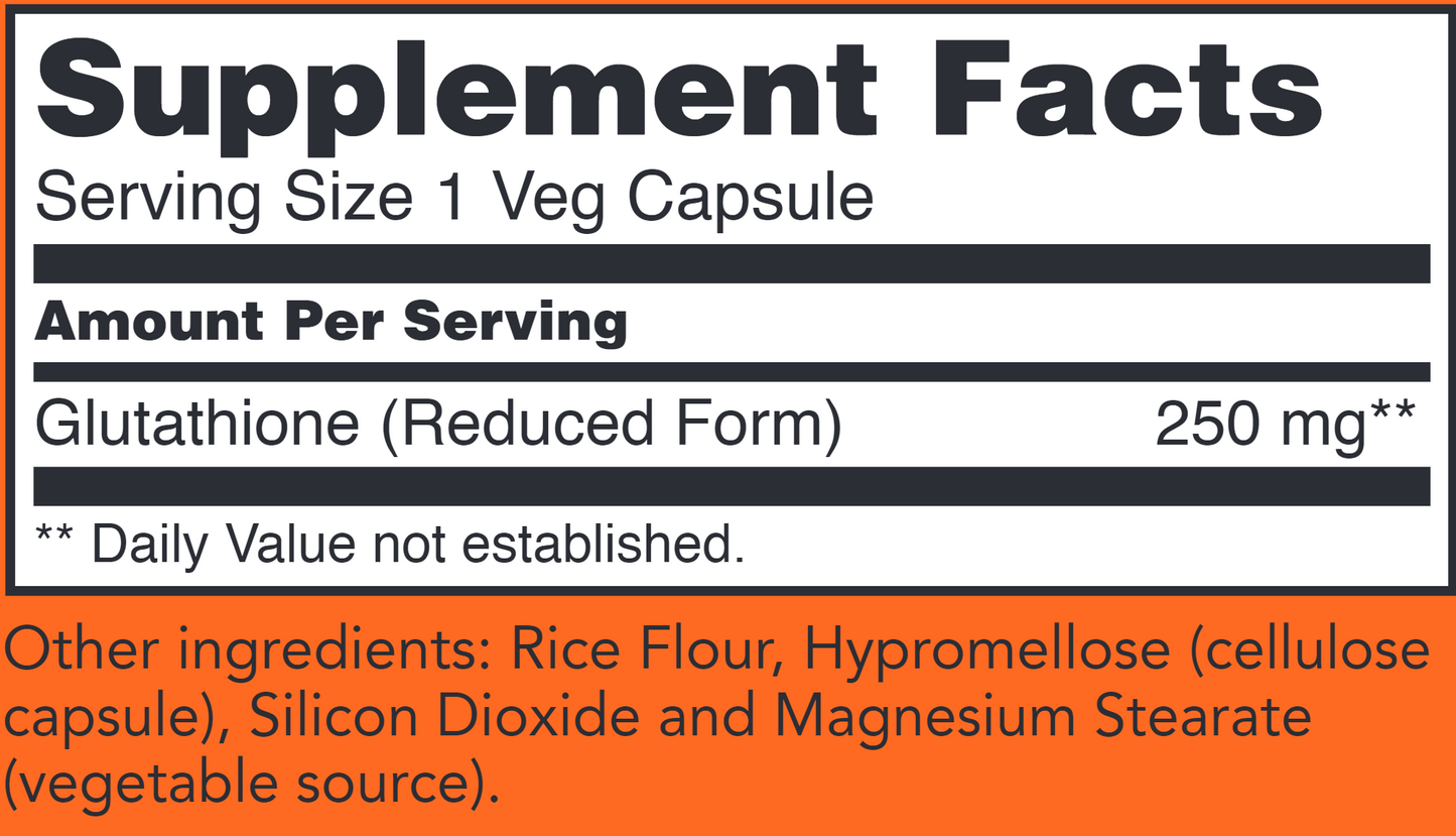 L-Glutathione250 mg 60 vcaps by NOW