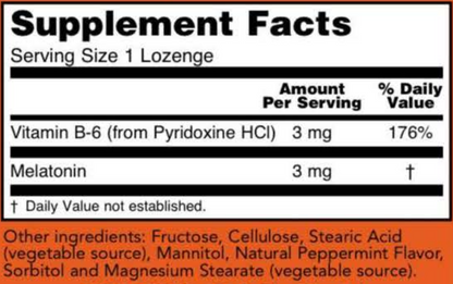 Melatonin 3 mg 180 lozenges by NOW