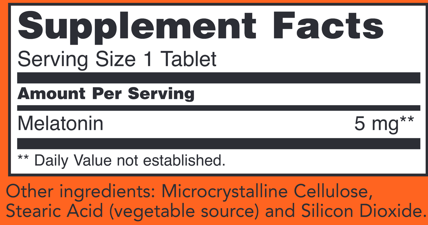 Melatonin 5 mg SR 120 tabs by NOW