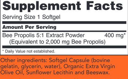 Propolis 2000 5:1 Extract 90 softgels by NOW