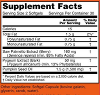 Pygeum & Saw Palmetto 60 softgels by NOW