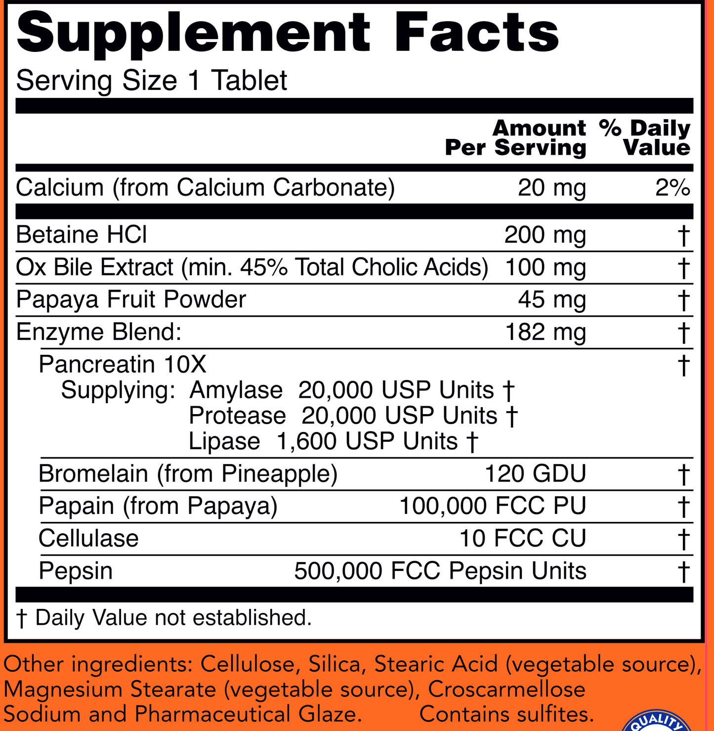 Super Enzymes Tablets 90 tabs by NOW