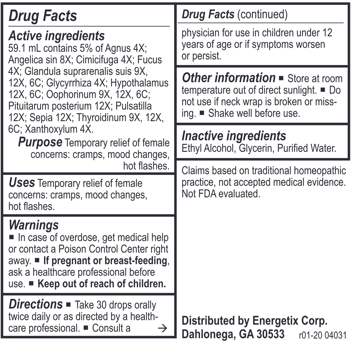 Endopath-F 2 oz. by Energetix